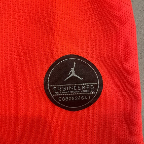 Authentic PSG Mbappé Orange Soccer Shirt - Picture 2 of 6